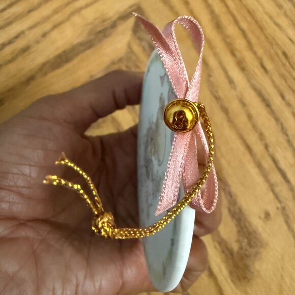 Precious Moments Tell Me the Story of Jesus 1991 Porcelain Christmas Ornament - Picture 2 of 6